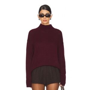 Stitches & Stripes Sola Turtleneck in Oxblood Size Small Couple Snags